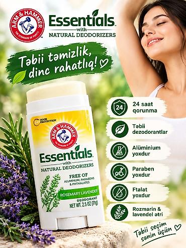 saat vitirni: Arm & Hammer Essentials with Natural Deodorizers – Rosemary — 1