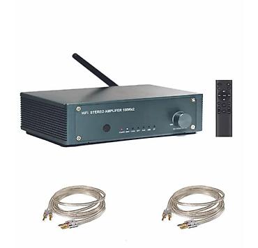 Другая бытовая техника: Домашняя стереосистема Samtronic sound system + Усилитель Samtronic — 5