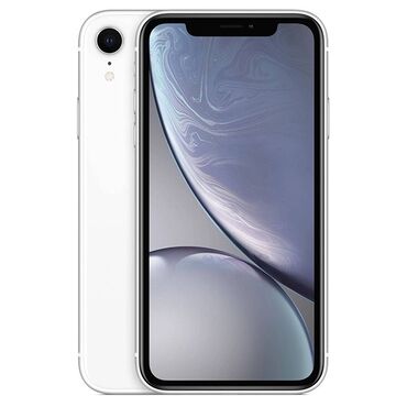 Apple iPhone: IPhone Xr, Б/у, 128 ГБ, Белый, Защитное стекло, Чехол, Коробка, 84 %