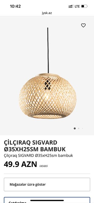 Çilçıraqlar: Çılçıraq, 1 lampa
