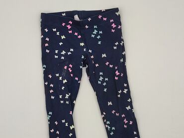krotkie legginsy czarne: Легінси дитячі, H&M, 4-5 р., 104/110, стан - Дуже гарний