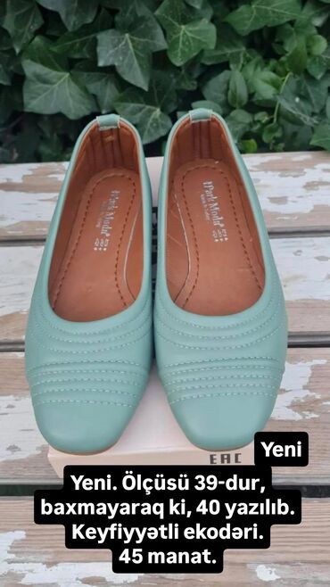 gəlincik üçün ayaqqabılar: Baletkalar, Ölçü: 39, Yeni
