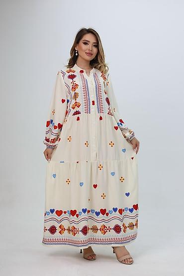 Личные вещи: Повседневное платье, Лето, Длинная модель — 4