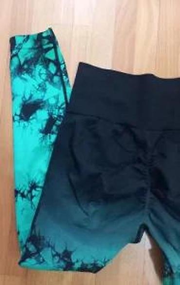 Helanke, biciklistički šortsevi: Ženske sportske helanke visokog struka - Model: duge helanke sa — 24