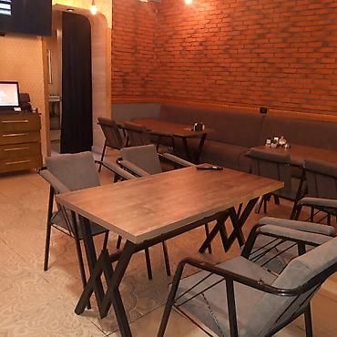 Sifarişlə restoran mebeli: Stullar ilə, Dördbucaq masa — 7