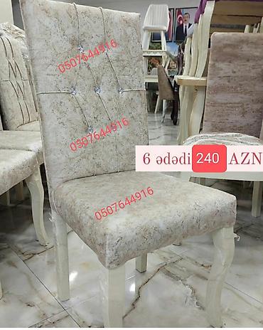 Sifarişlə oturacaqlar: Qonaq otağı üçün, Taxta, Parça, Azərbaycan, Zəmanətli, Kredit yoxdur — 5