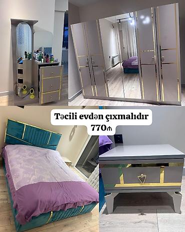 Yataq dəsti satılır 770₼. Matrası var.Ünvan Greenville