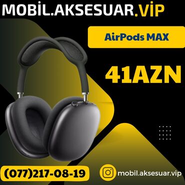 airpods в баку: 🎧 AirPods MAX 🎧 ❌65AZN❌ ✅41AZN✅ ☑️ Məhsul yenidir ☑️ Bağlı qutudadır