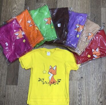 однотонные футболки оптом: Оптом детская одежда Детские футболки оптом Размеры 1-2-3-4 лет В