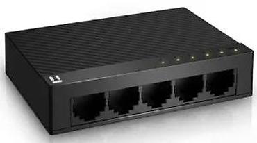 Modemi, ruteri i mrežni uređaji: Mrežni switch – 5-portni neadministrabilni Ethernet preklopnik - 5x — 4