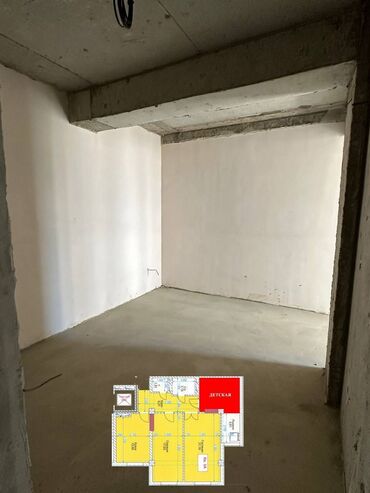 Продажа квартир: 3 комнаты, 82 м², Элитка, 8 этаж, ПСО (под самоотделку) — 4