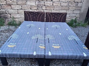 Çarpayılar: Təzə çarpayılar. 1 nəfərlik çarpayılar 60manat. 2 nəfərlik taxt — 28