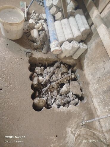 Beton işləri: Beton kəsmə beton deşmə xidməti Karot - HILTI DD 200 / 350 ilə 25 ° — 8