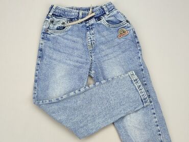 Spodnie: Spodnie jeansowe, 7 lat, 116/122, stan - Bardzo dobry