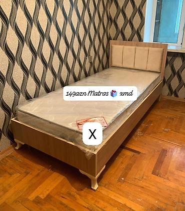 Tək nəfərlik çarpayı və matras dəsti - Ölçü: tək nəfərlik (standart) lalafo.az -da Tək nəfərlik çarpayı və matras dəsti - Ölçü: tək nəfərlik (standart)