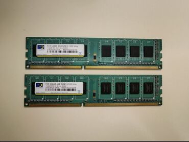 Kompüter ehtiyyat hissələri: Operativ yaddaş (RAM) 4 GB, 1333 Mhz, DDR3, PC üçün, İşlənmiş