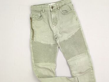 stradivarius zielone spodnie: Jeans, Zara, 8 years, 128, condition - Perfect