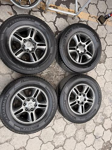 Колеса в сборе 265 / 65 / R 17, Лето, Б/у, Комплект, Внедорожные (АТ/МТ), Литые, отверстий - 6