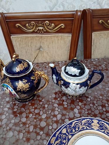 bokal: Zərif və dekorativ süfrə/servis dəsti təqdim olunur. Şəkillərdə bir — 4