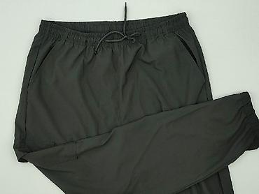 czarne cargo pull and bear: Męskie spodnie typu jogger/cargo – ciemnoszare - Krój: joggery z — 1