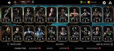 Спорт и хобби: Mortal Kombat Mobile oyun hesabı – yüksək səviyyəli kolleksiya - — 3