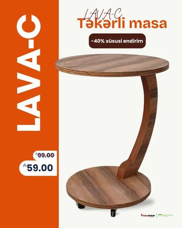 письменный стол: Журнальный стол, Новый, Нераскладной, Ламинат, Круглый стол