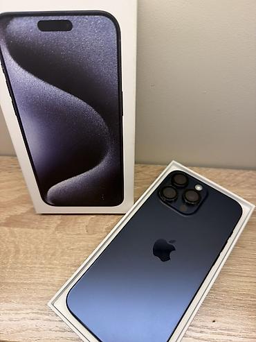 dell i7: IPhone 15 Pro, Б/у, 256 ГБ, Blue Titanium, Коробка, 84 % — 3