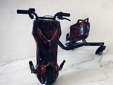 Другой электротранспорт: Электрический дрифт‑трюйсик (drift trike) с передним приводным колесом — 9