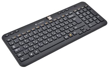 беспроводную клавиатуру: Клавиатура LOGITECH K360, USB, Общие характеристики Комплектация
