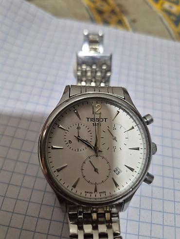 Aksesuarlar: Tissot kişi qol saatı – xronoqraf, paslanmayan polad - Brend: Tissot — 3
