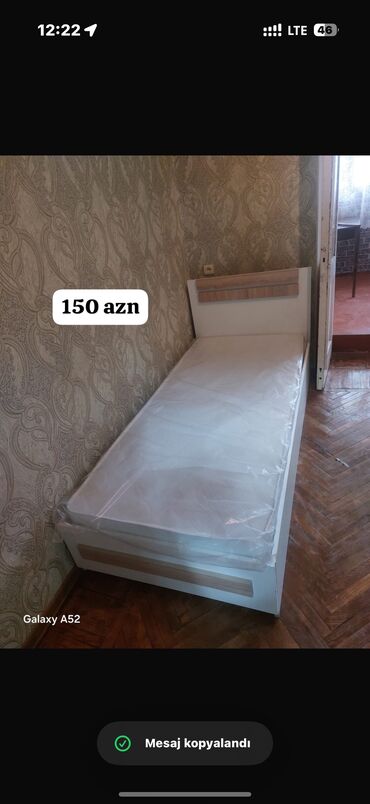 Yataq otağı dəstləri: İkinəfərlik çarpayı, Matras ilə