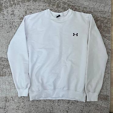 tech flecee: Мужская толстовка, M, Under Armour, Б/у, цвет - Белый, Бесплатная доставка — 1