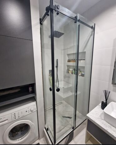 Душевые перегородки и ограждения: ДУШЕВЫЕ ПЕРЕГОРОДКИ! Основная характеристика: - Закалённое стекло — 14