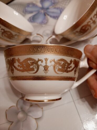 Fincanlar: Fincanlar, rəng - Qızılı — 5