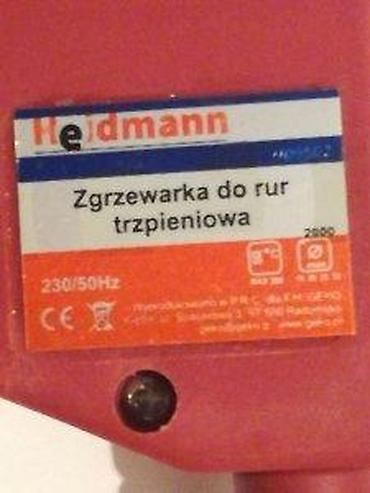 Aparati za zavarivanje: PP-R aparat za zavarivanje/plastifikovanje cevi – Heidmann Opis: - — 4