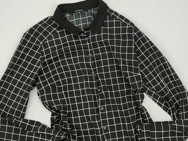 czarne bluzki z zamkiem: Koszula Damska, Reserved, S, stan - Bardzo dobry