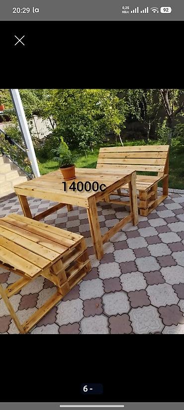 Кафелер, ресторандар үчүн: Кафе үчүн үстөл жана отургуч, Жаңы, Өзү алып кетүү, Акылуу жеткирүү — 10
