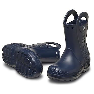 sapogi: Uşaq yağış çəkmələri – Original Crocs Handle It Rain Boot, göy — 2
