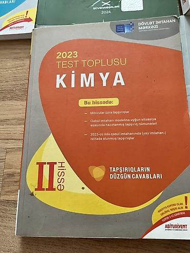 Məhsul: Abituriyentlər üçün Kimya və Biologiya test vəsaitləri paketi at lalafo.az — 4 Məhsul: Abituriyentlər üçün Kimya və Biologiya test vəsaitləri paketi — 4