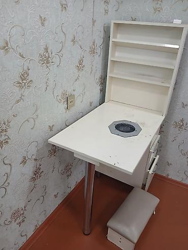 manikur stolu: Düz masa, Siyirməli, Polkalı — 3