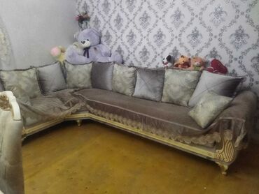 ofis ucun divan: Künc divan, İşlənmiş, Açılmayan, Çatdırılma yoxdur