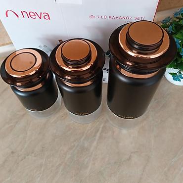 Neva 3’lü Kavanoz Seti - Brend: Neva - Dəst: 3 ədəd kavanoz (fərqli lalafo.az -da Neva 3’lü Kavanoz Seti - Brend: Neva - Dəst: 3 ədəd kavanoz (fərqli