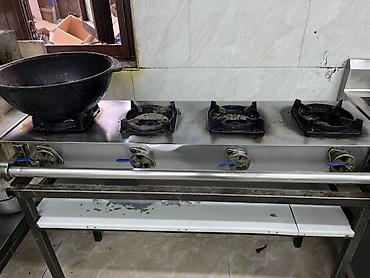 Өндүрүш үчүн жабдуулар: Промышленная газовая плита из нержавеющей стали для кухни/кафе — 3