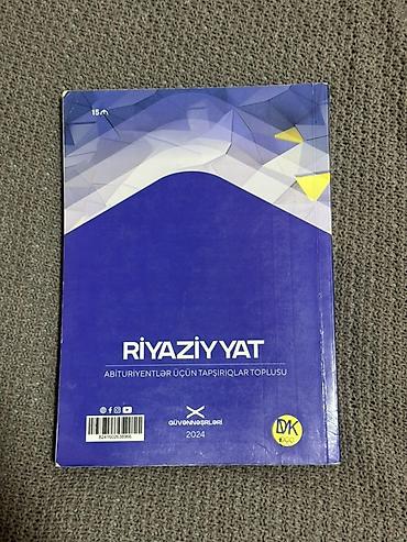 məsəllər: Məhsul: Riyaziyyat – Abituriyentlər üçün Tapşırıqlar Toplusu (2024) — 2