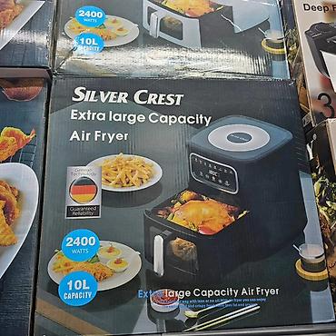 sc tablice: Air Fryer 10L Friteza na vruc vazduh 10L Silver Crest 10l Pržite na — 2