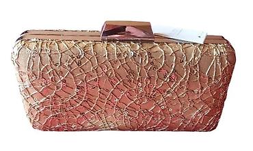 Torbe: Elegantna ženska večernja torbica – model “clutch” sa metalnim okvirom — 7