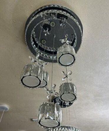 Люстры: Хрустальные подвесные люстры с LED-подсветкой - Эффектные — 75