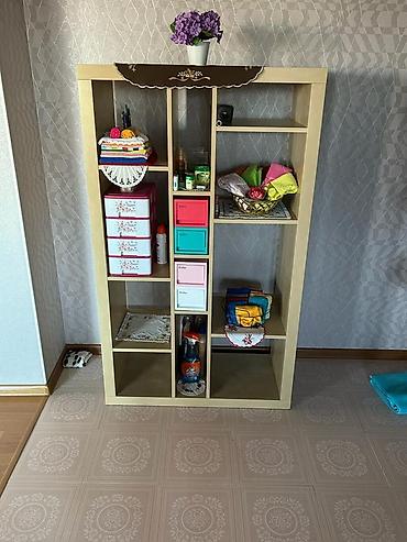 Rəflər: Rəf dəsti – açıq saxlama sistemi - Material: ağac teksturalı MDF/LDSP — 7