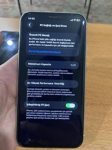 ikinci əl subalar: IPhone 11, 128 GB, Ağ, Face ID — 2