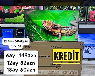 Televizorlar: 🔥İlkin ödenişsiz ✔️ Tek şexsiyet vesiqesi ile kredit ✔️ Zaminsiz — 8